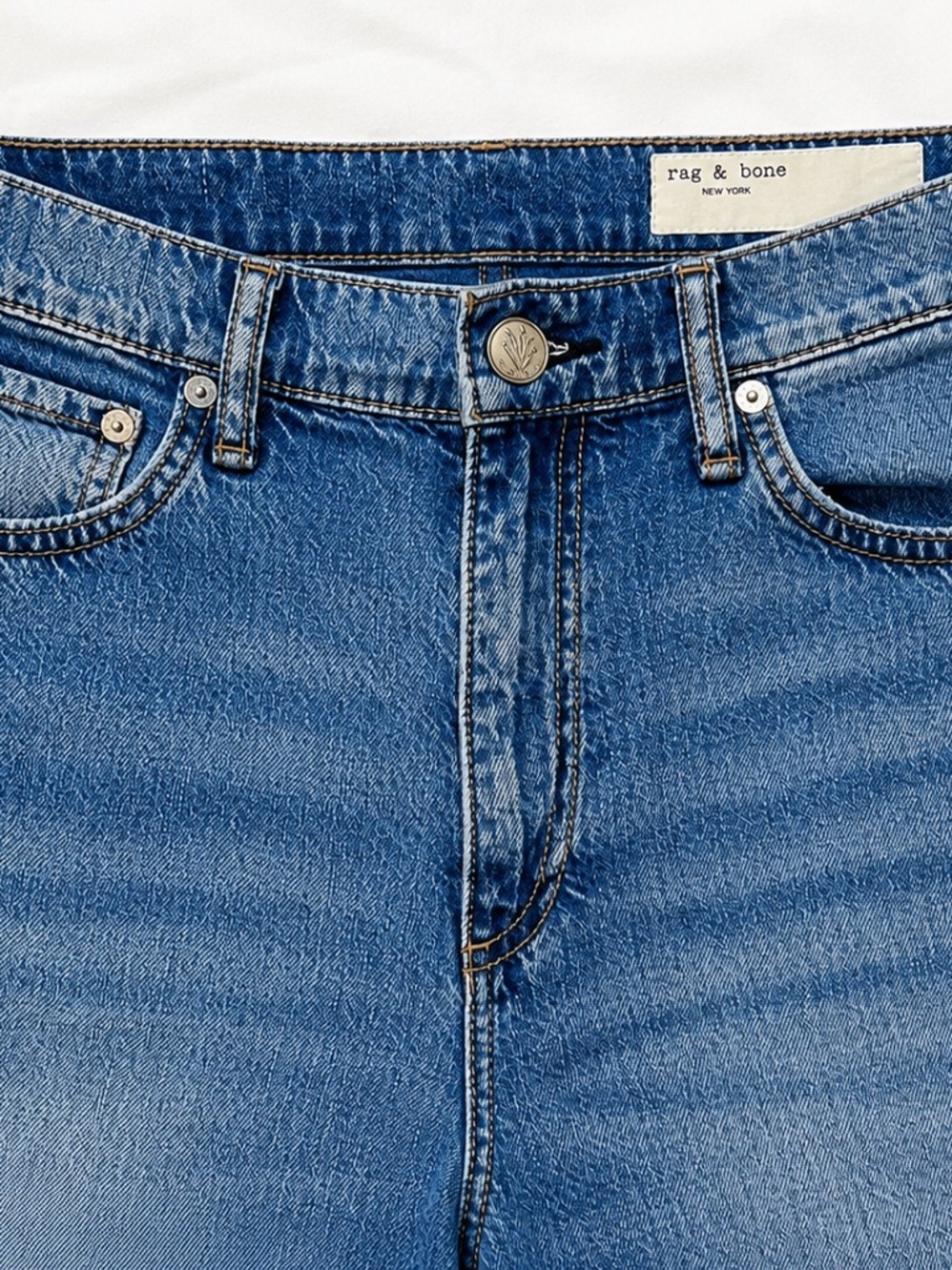 Rag & Bone Sofie High-Rise Full Length Ultra Wide 27 - Picture 3 of 7